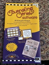 The Journaling Genie PC CD create scrap book memory lettering journal accents 