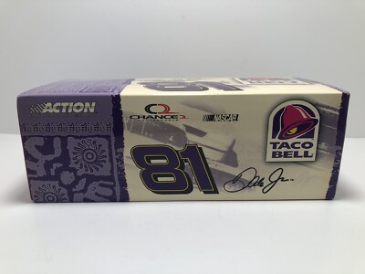 NASCAR 1/24 ACTION ♯81 TACO BELL Autographed 2003 Dale Earnhardt Jr. #81 Taco Bell Racing