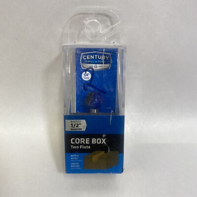 CENTURY DRILL AND TOOL 40503 Core Box Tct Router Bit,1/2 in.