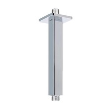 Ceiling Mounted Shower Arm, Rain Shower Head Square Extension Arm with Flange