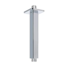 Ceiling Mounted Shower Arm, Rain Shower Head Square Extension Arm with Flange