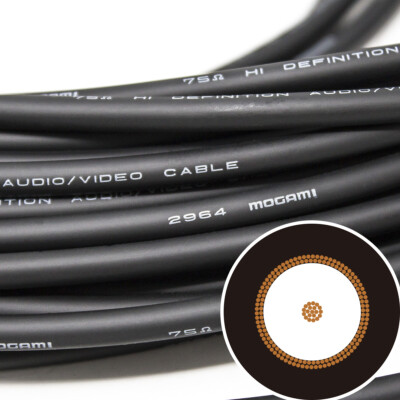 enoaudio Mogami 2964 Digital Coaxial Cable 75 Ohm | Canare Gold RCA – BNC | HiFi - 1.5 m