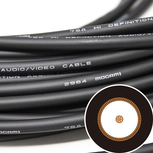 MOGAMI 2964 - Cavo Coassiale Digitale 75 Ohm in Rame OFC a metraggio - Nuovo - Afbeelding 1 van 2