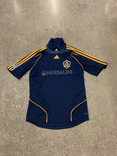 Adidas LA Galaxy MLS David Beckham 2008 Jersey Mens Small Y2K Embroidered - 第 4/10 張圖片