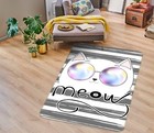 3D Simple Cat Painting O8041 Game Rug Mat Elegant Photo Carpet Mat Romy