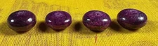 REAL NATURAL 4 RUBY BEADS 43ct 4th KHAMPA FESTIVAL KANGDING TIBET