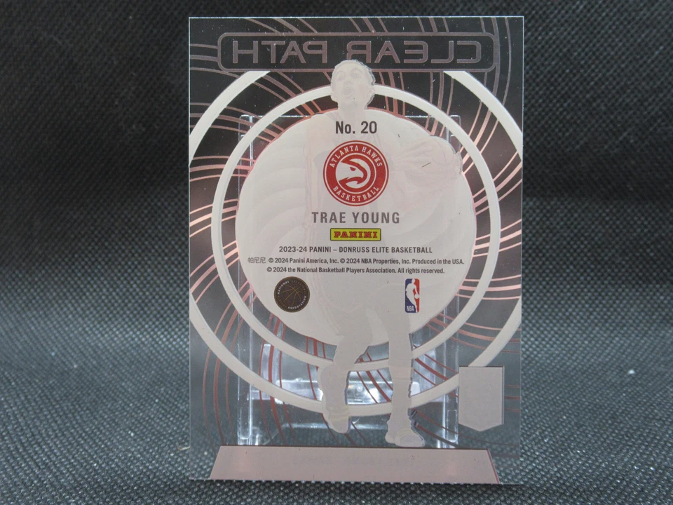 Trae Young 2023-24 Panini Donruss Elite Clear Path #20 - Image 2 of 2