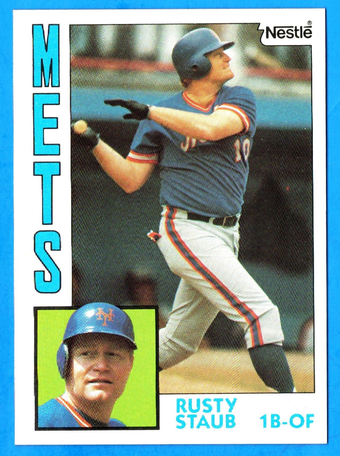 Rusty Staub card #430 1984 Nestle New York Mets (nrmt)   B