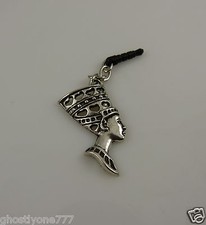 Nefertiti head Egyptian goddess cell phone or for Ipad charm ear cap dust plug
