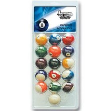 Pack of Recreational Pool BALLS 2" inch Set of 16 includes 2" White Cue Ball