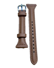 20mm Slim Leather Brown Strap for Samsung Galaxy Watch4 5 Pro 6 Active 2 40/44mm