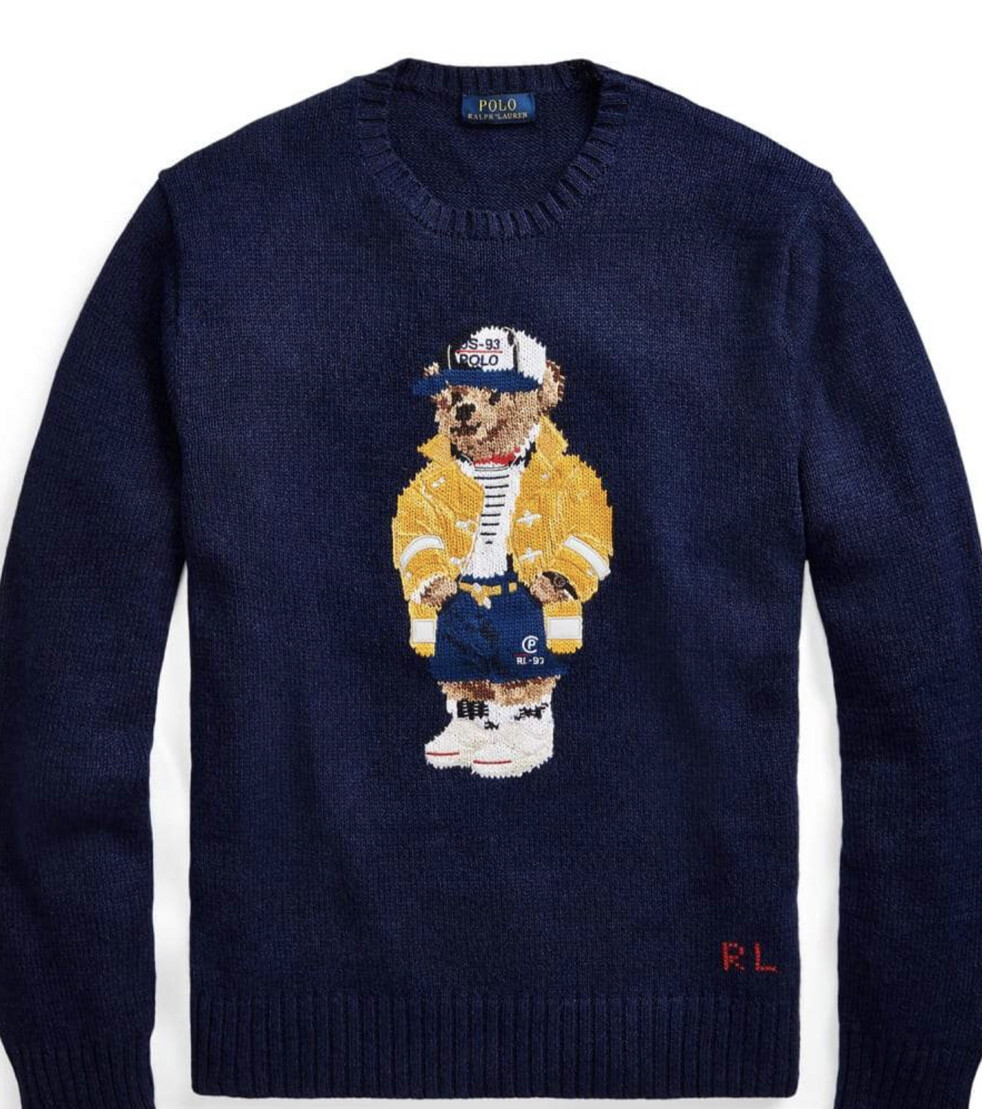 POLO RALPH LAUREN POLO BEAR スウェット AUTH.POLO RALPH LAUREN MEN'S CP-93 SAILING POLO BEAR NAVY