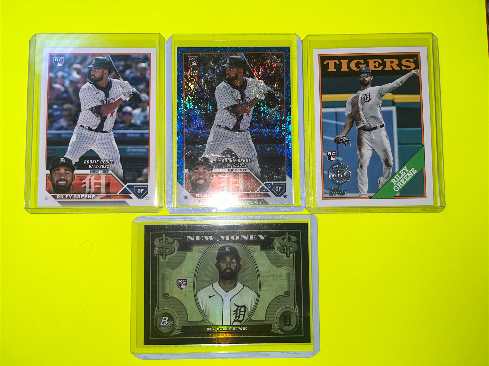 Riley Greene 2023 Topps Update Series Blue Foil #/999 Debut | 35th Anniversary