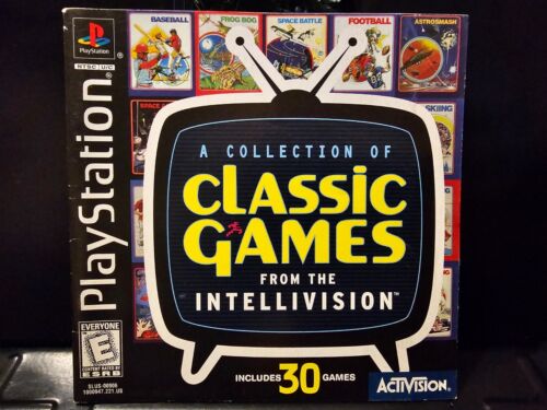 Intellivision Classic Games PlayStation 1 PS1 livret d'instructions manuel uniquement - Photo 1/4