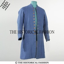 Historical Military Frock Coat Blue Wool Frock Coat Men 1830 Civil War Jacket