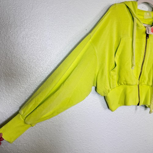 Free People Low Key Jacket Womens Small Slouchy Zip Up FP Movement Run Boho NEW - Picture 5 of 11