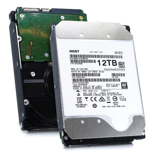 12TB WD, HUH721212ALE600 Ultrastar DC HC520 LFF 3.5 SATA3 6Gbps 7.2K - Picture 4 of 6