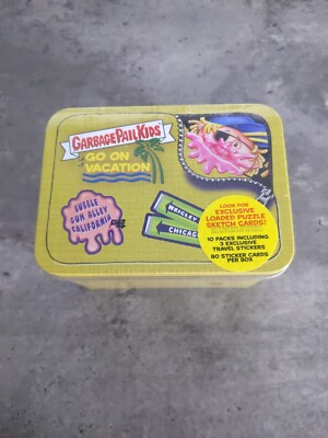 2021 Topps Garbage Pail Kids Go On Vacation Tin Box  -Sealed-