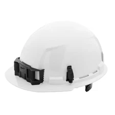 Bolt White Type 1 Class E Front Brim Non-vented Hard Hat With 6-point Ratcheti