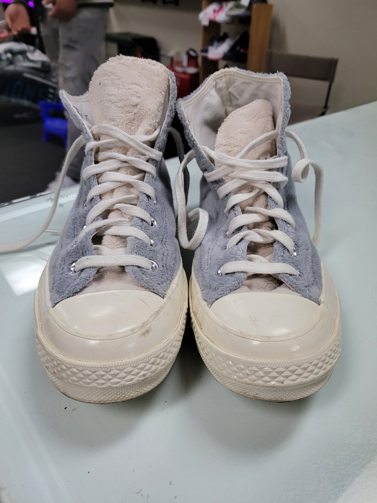 Converse x Bugs Bunny Chuck 70 Faux Fur 169222C M 8.5 US used no box | eBay