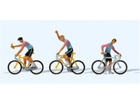 Preiser 25008 Radrennfahrer Team 3, 3 Figuren Mit RäDern Exklusivserie H0 Neu