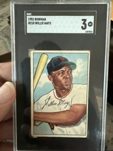 1952 Bowman Willie Mays