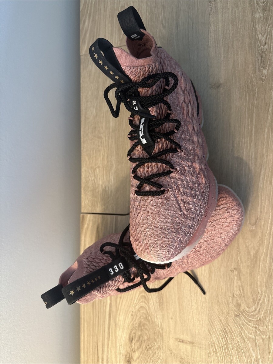 6.5Y Nike LeBron XV 15 LMTD Unisex Hollywood Rust Pink Basketball