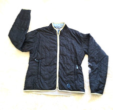 Isis Womens Puffer Jacket Size 8 / Medium Black Fill Zip Thermolite