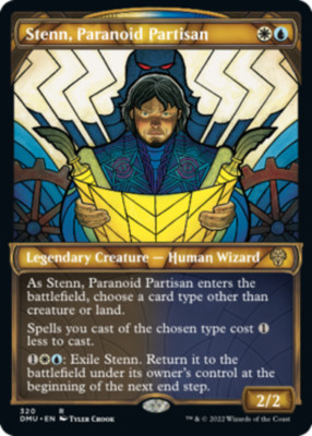 x1 Stenn, Paranoid Partisan - Showcase R MTG Dominaria United M/NM, English