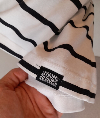 Camiseta a Rayas Zara Steven Rhodes Hombre S My Imaginary Friends Think I'm Cool - Imagen 6 de 7