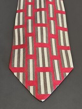 HARKEN LTD BEAUTIFUL MEN'S NECKTIE TIE HAND SEWN ALL WOVEN IN ITALY MADE IN USA