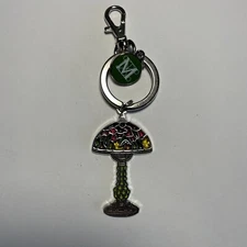 Metropolitan Museum of Art Tiffany Lamp Keychain - Stained Glass Design