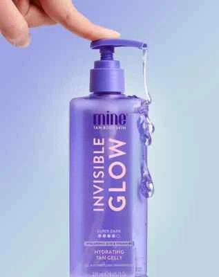 MINE TAN NEW Invisible Glow by MineTan SUPER DARK Hydrating Tan Gelly Self Tan Fake Tan