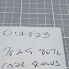 SEIKO 012323 CASE SCREWS 7625 8070 3 COUNT LOT NOS WATCH PARTS P R w55
