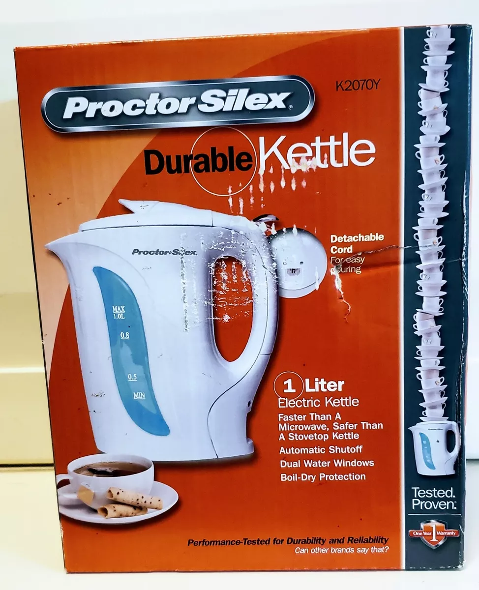 Proctor Silex K2070 Kettle, 1 L Capacity, 1000 W