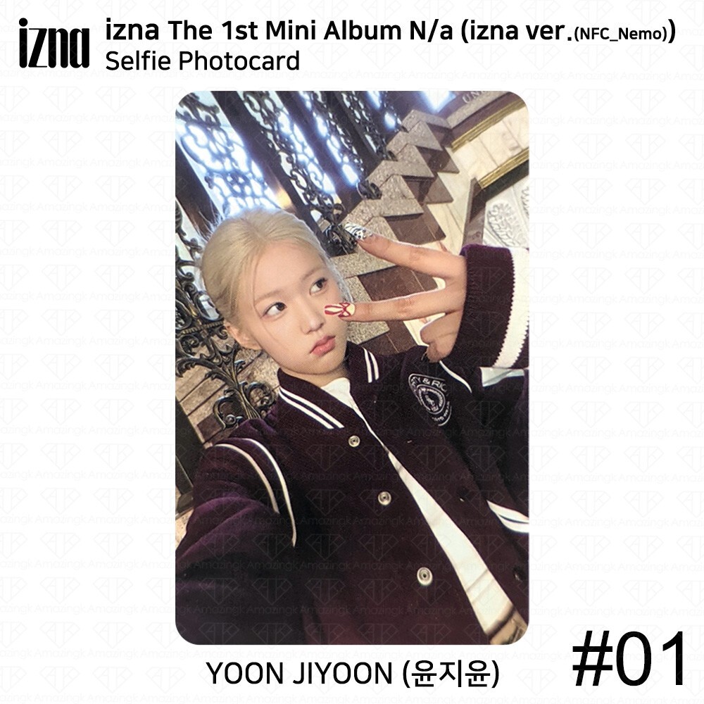 IZNA The 1st Mini Album N/a NFC_Nemo ver Official Selfie Photocard