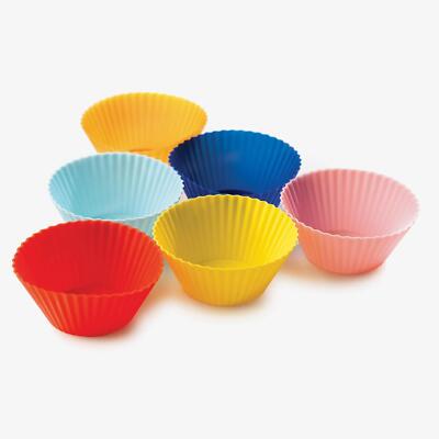 6x Silikon Tasse Kuchen Etuis Muffin Schokolade Cupcake Etuis Formen 