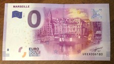 2016 MARSEILLE VIEUX PORT BILLET EURO SOUVENIR BANKNOTE MONNAIE 0 EURO SCHEIN