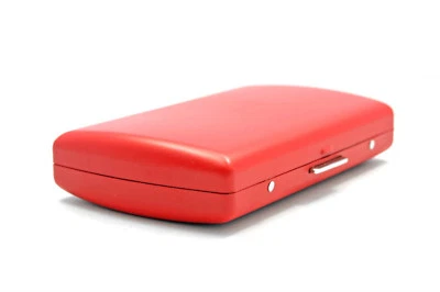 PEARL 12 King Size Cigarette Case (21069-20) / Metal Red Matte /2seitig / Clip - Image 1 of 4
