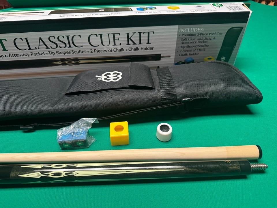 McDermott KIT4 Classic Pool Cue Kit w/Case eBay