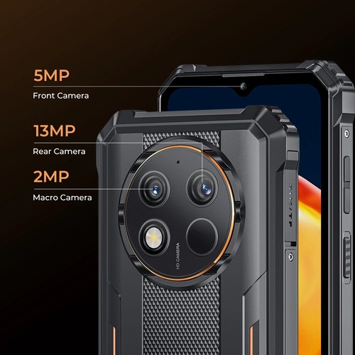 Oukitel WP28S Rugged Smartphone 10600mAH 4GB+64GB/128GB 6.52"13MP Android14 Hot - Picture 6 of 16