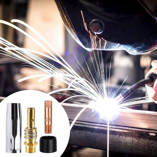 MIG/MAG Schweißzubehör 24tlg Verschleissteile Set MB15/150 Stromdüse Gasdüse DE - Bild 14 von 16