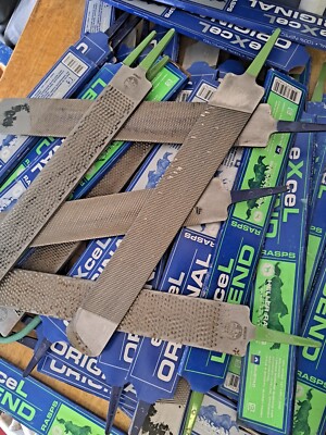 USED HELLER EXCEL FARRIER FILES RASPS LOT of 10  KNIFEMAKING BLACKSMITH JEWELRY