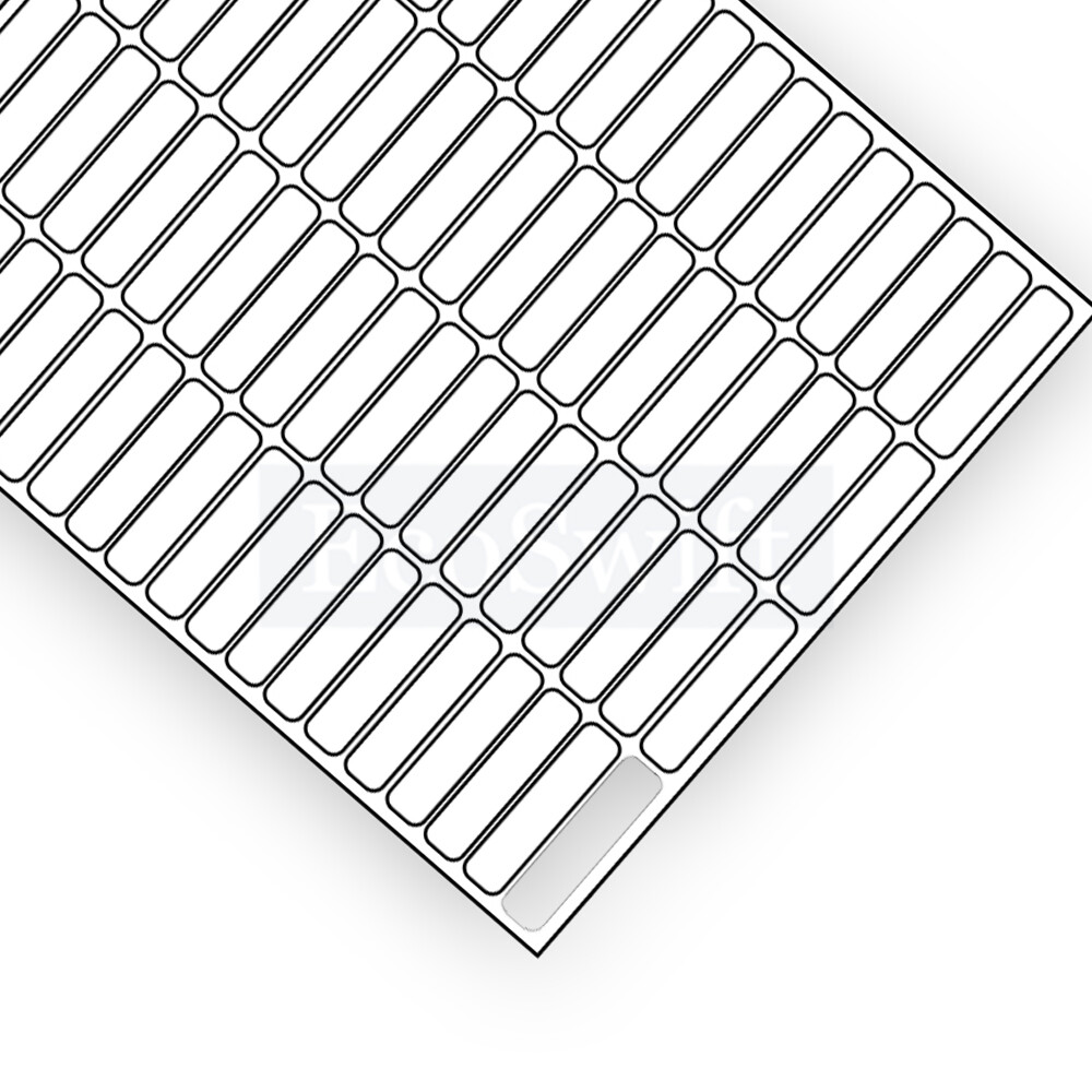 Etichette Adesive Modulo Continuo A 3 Piste 45x24mm - Foto 9
