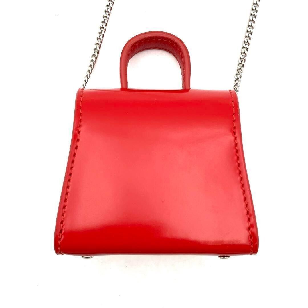 Salvatore Ferragamo Gancini Pouch Mini Shoulder Bag Red Salvatore Ferragamo Gancini Pouch Mini Shoulder Bag Red