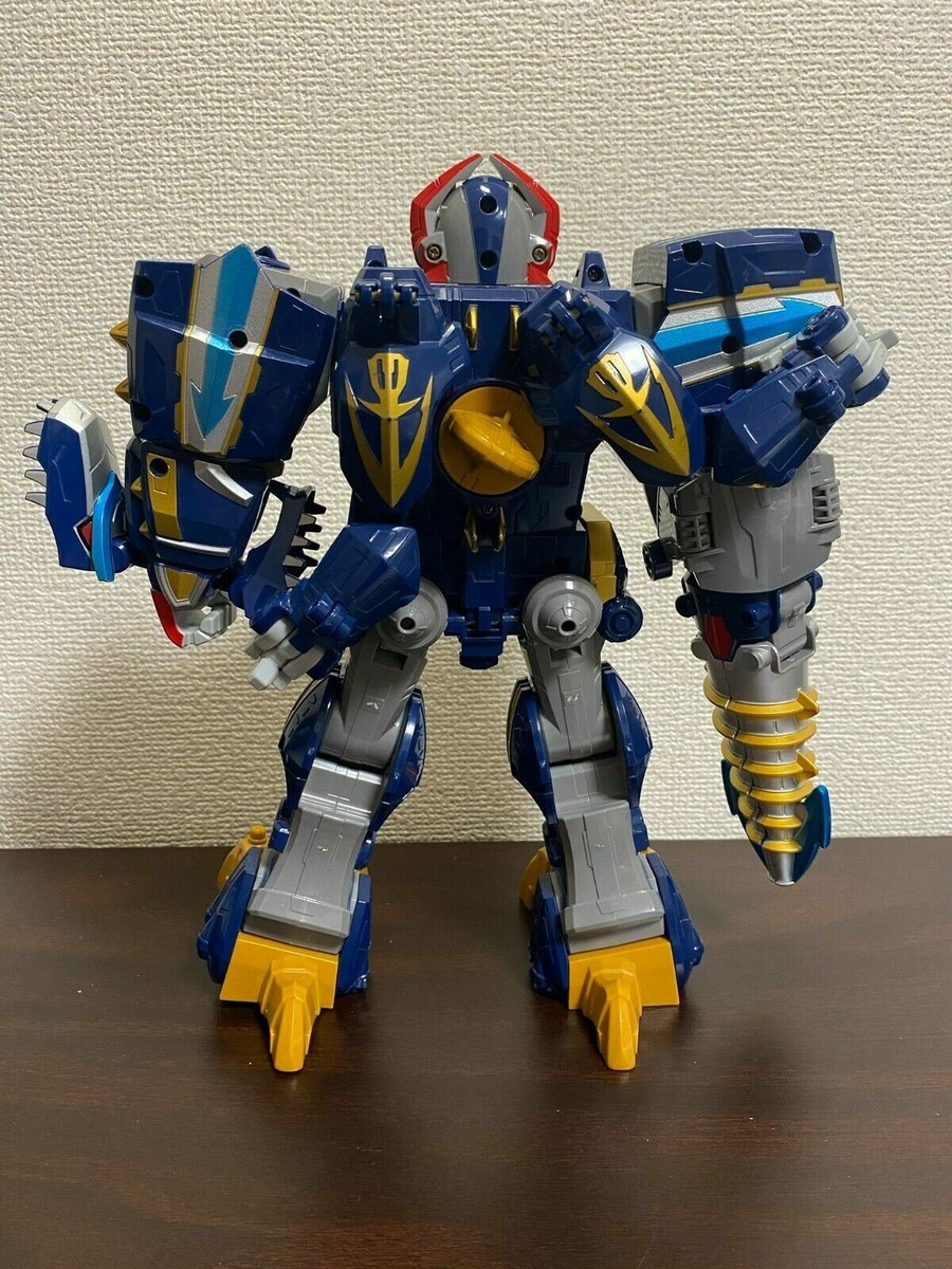 Power Rangers Super Megaforce Gokaiger DX GoZyuJin Q-Rex Megazord