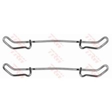 TRW Zubehörsatz Scheibenbremsbelag vorne für Ford Escort VII Stufenheck Fiat