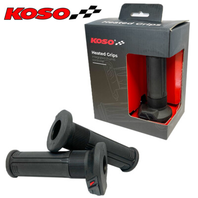 Koso Apollo Heizgriffe mit integriertem Schalter für 22mm (7/8 Zoll) Lenker