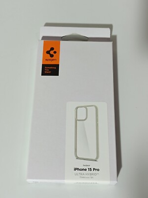 Spigen Ultra Hybrid Hülle Natural Titanium iPhone 15 Pro Apple Case