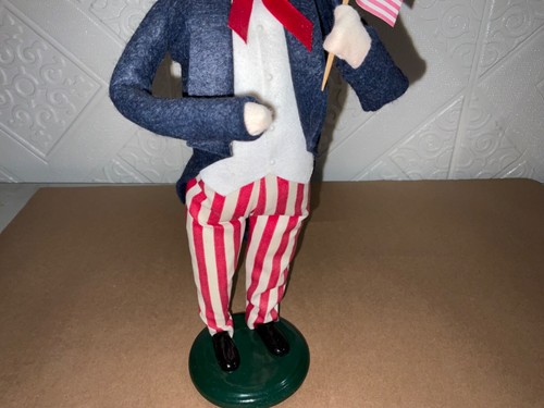 Byers Choice 2013 Uncle Sam The Carolers Christmas Deco 13.5" Figure - Picture 6 of 12